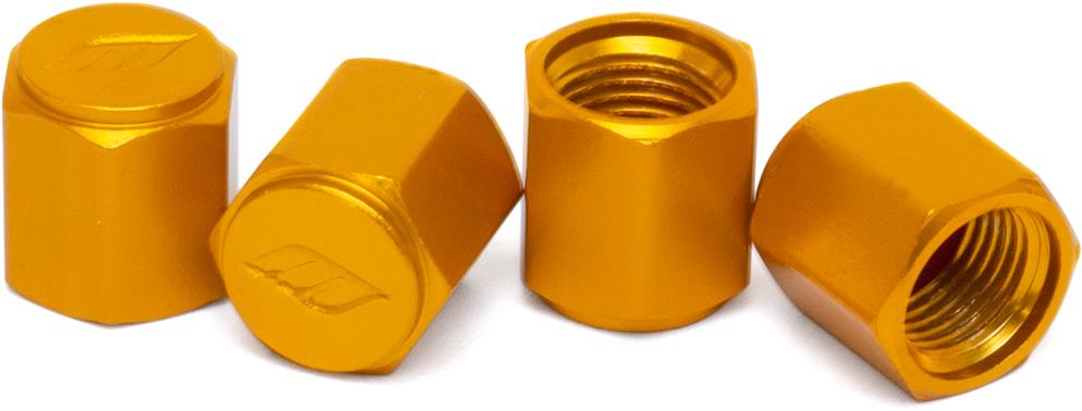 Work Wheels súprava čiapočiek ventilčekov, oranžové