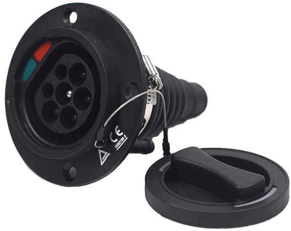 DUOSIDA nabíjacia zásuvka elektroaut a PHEV – strana do auta