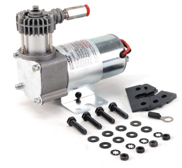VIAIR 95C Chróm – vzduchový kompresor, max. tlak 8,2 bar (120 PSI), napätie 24 V