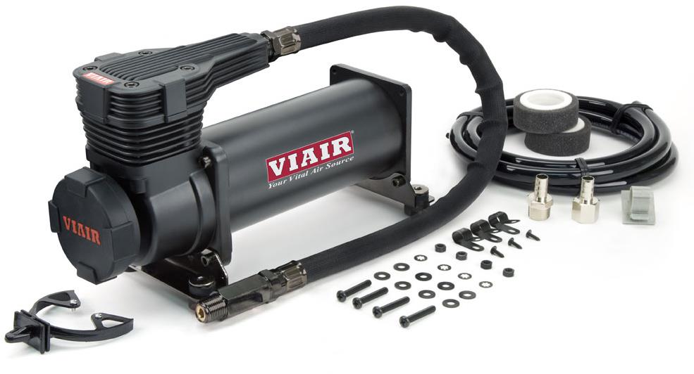 VIAIR 485C Stealth Black – vzduchový kompresor, 100 % prac. cyklus pri 200 PSI