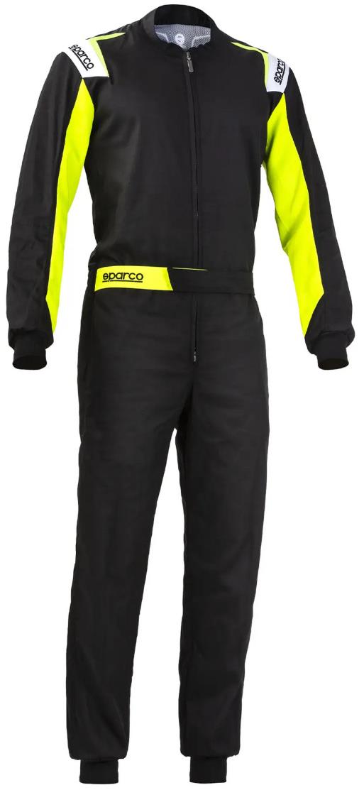 Sparco Kartingová kombinéza Rookie, farba čierno/žltá, veľ. M