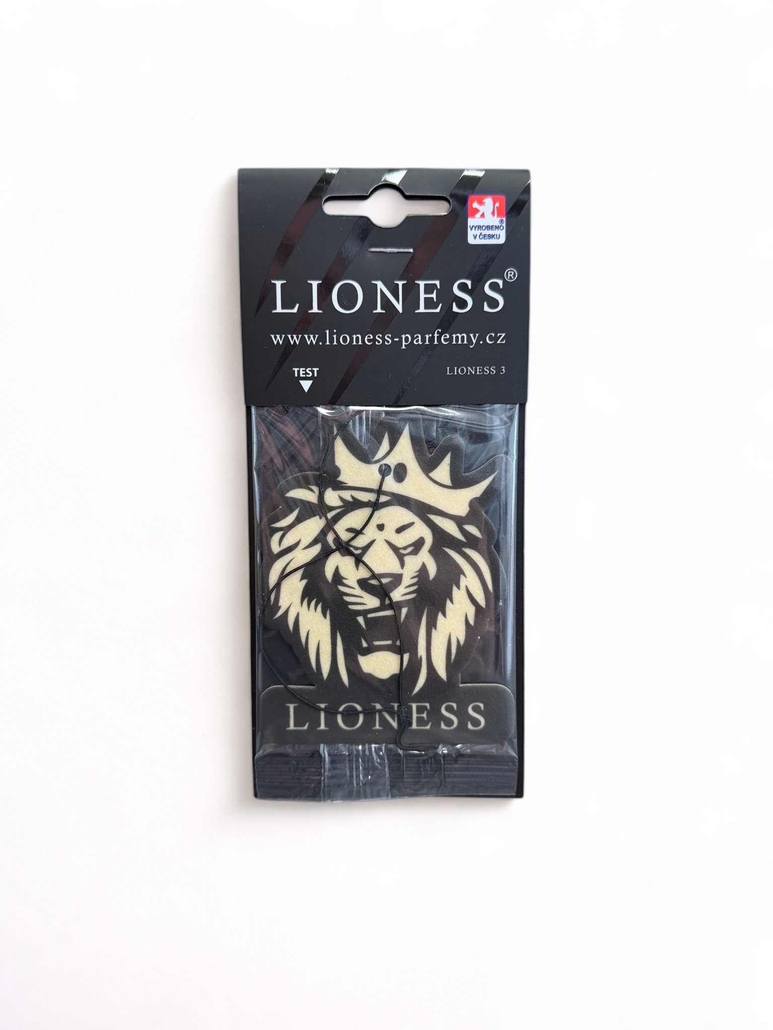 Závesný pánsky autoparfum Lioness 3 inšpirovaný Paco Rabanne 1 Million