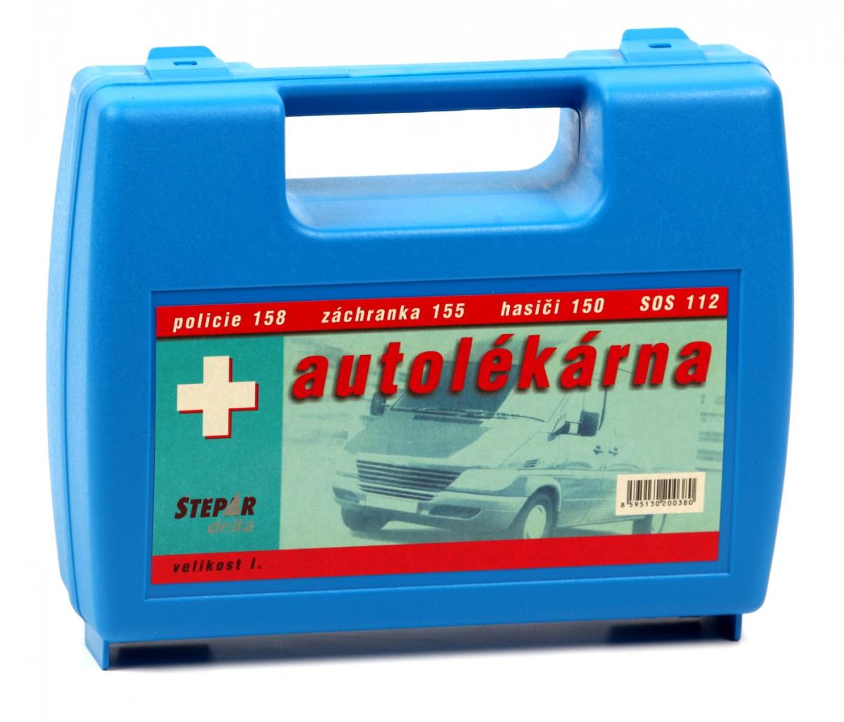ŠTĚPAŘ Autolekárnička veľkosť I., kufrík modrý, vyhláška č. 153/2023 Sb.