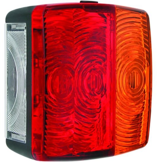 Wesem Združené svetlo LT4.52100, 3-dielne s osvetlením ŠPZ