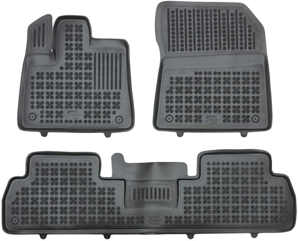 Rezaw-Plast, Gumové koberce so zvýšeným okrajom, Opel Combo E 2018-, verzia Life