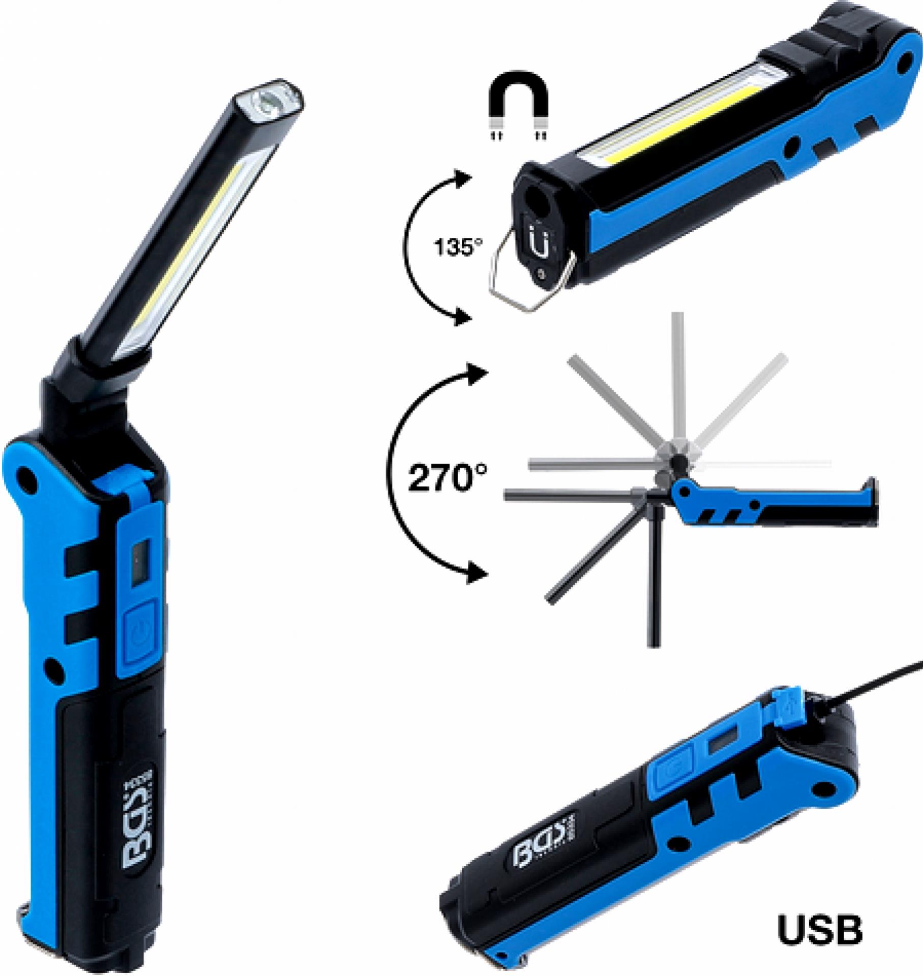 BGS B.85334 Dielenská lampa LED COB