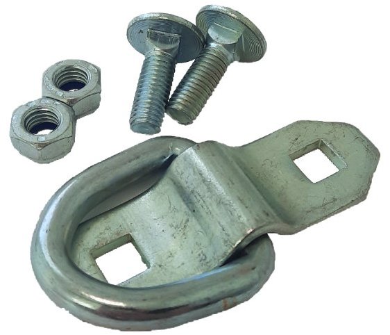 MULTIPA Úchyt na podlahu U-01 so skrutkami a maticami