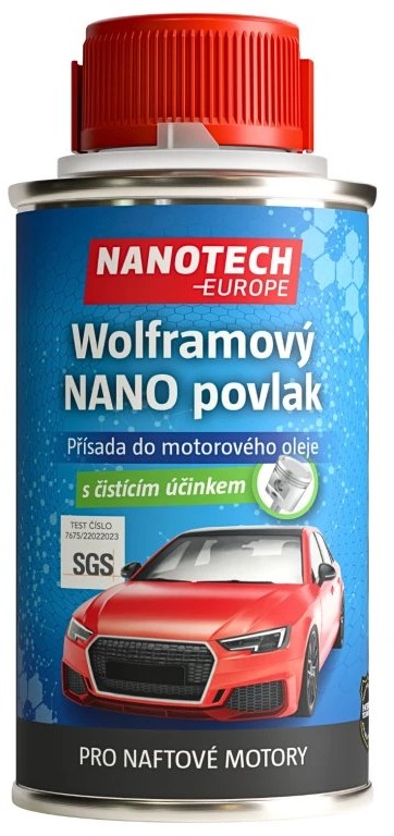 NANOTECH-EUROPE Čistiaca prísada do oleja pre naftové motory – Volfrámový Nano povlak 110 ml