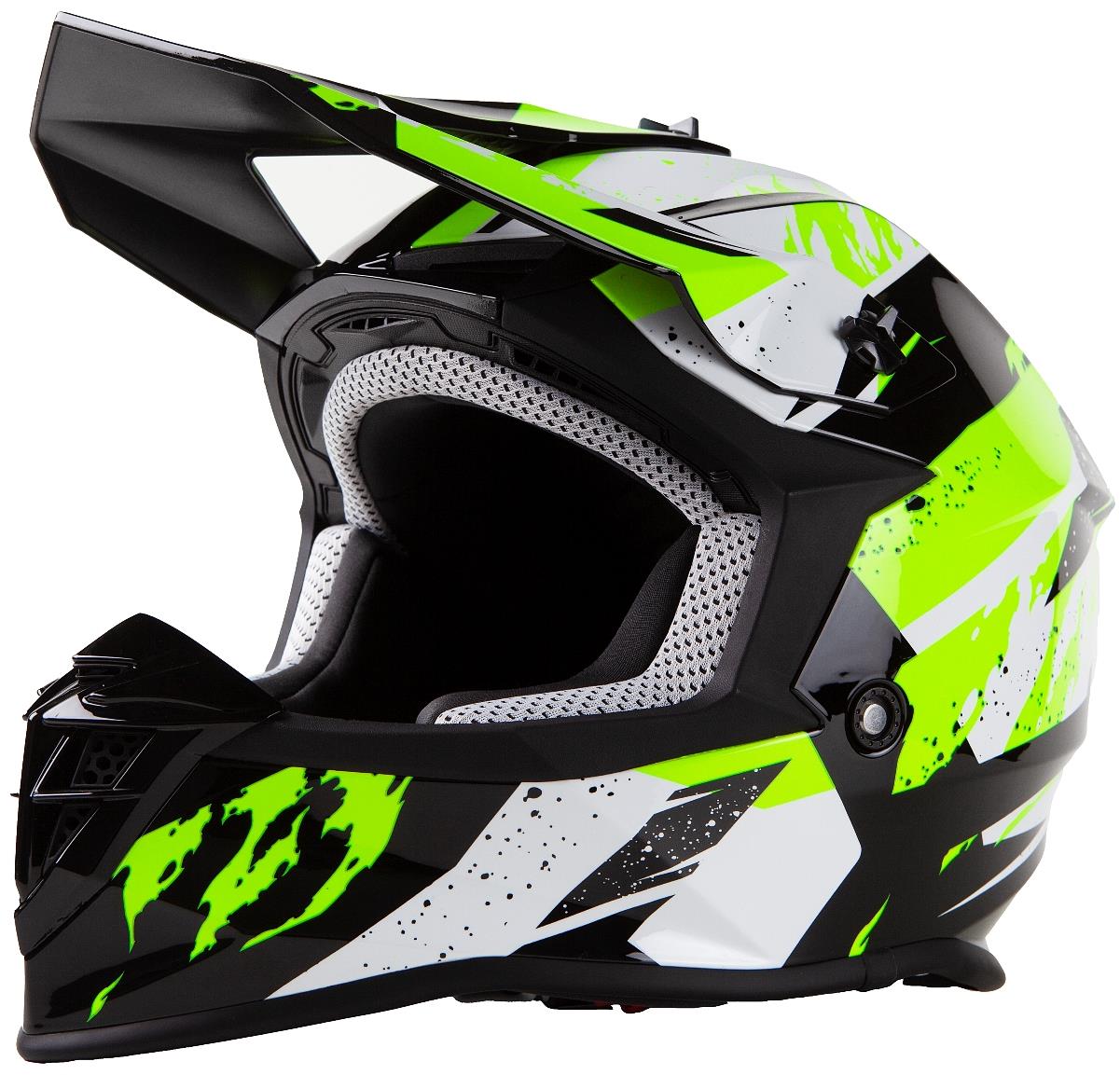 MAXX – MX 633 Cross čierno-zelená reflex XL