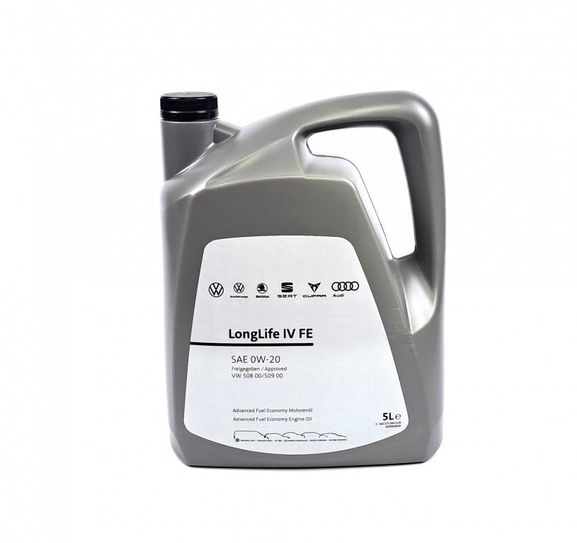 Škoda originálny motorový olej LongLife IV 0W20, 5 l
