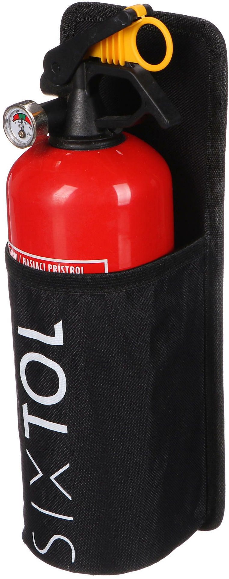 Sixtol Držiak hasiaceho prístroja do auta na suchý zips Car Fire 1