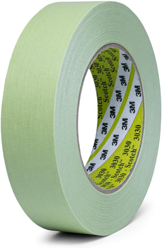 3M Vodoodolná Maskovacia páska 3030, zelená 30 mm × 50 m