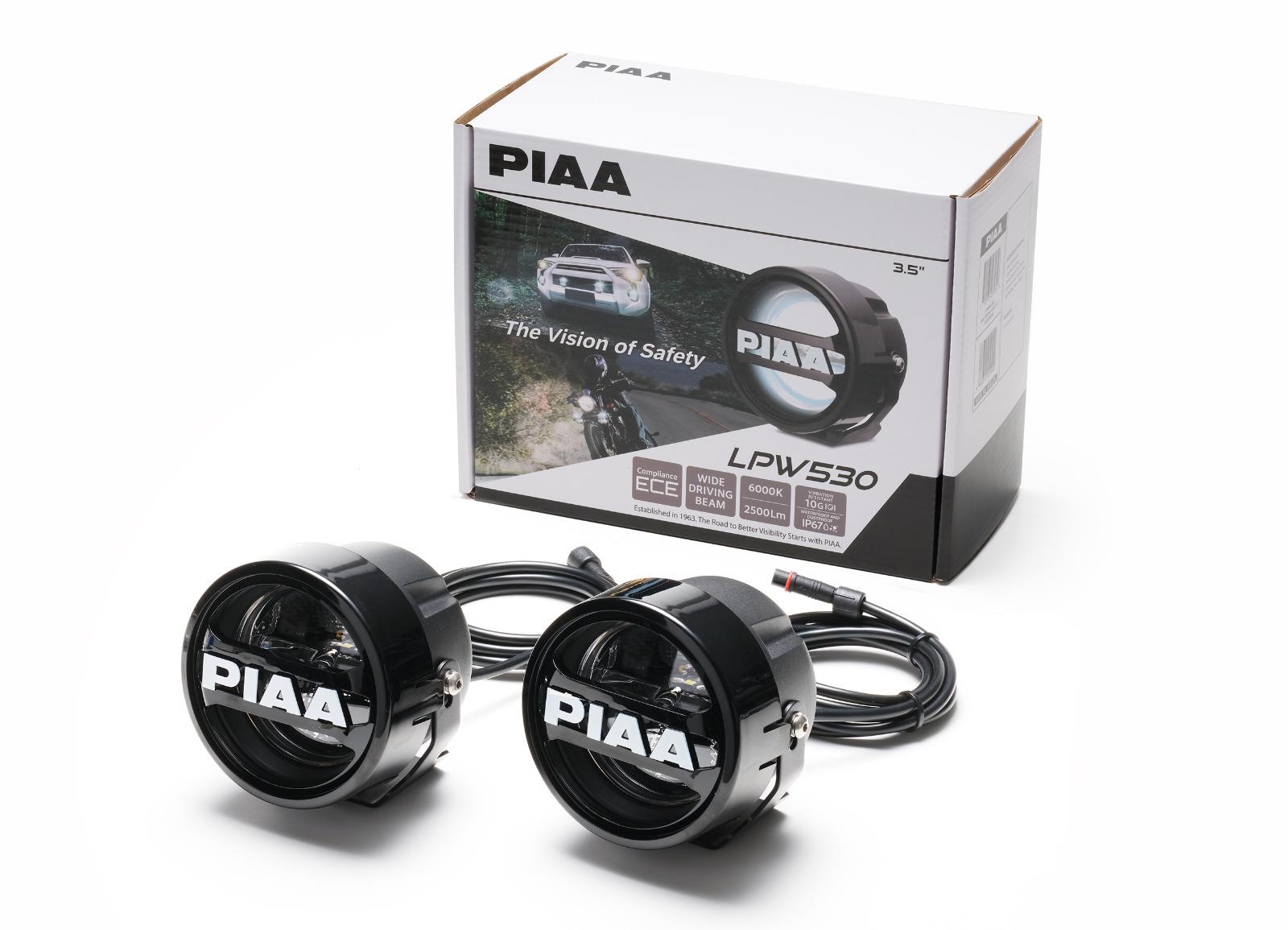 PIAA LPW530 prídavné diaľkové okrúhle LED svetlomety