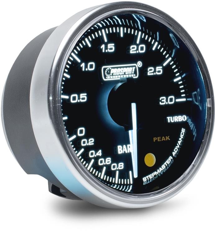 Prosport Performance Supreme Series prídavný ukazovateľ tlaku turba elektronický -1 až 3 bary