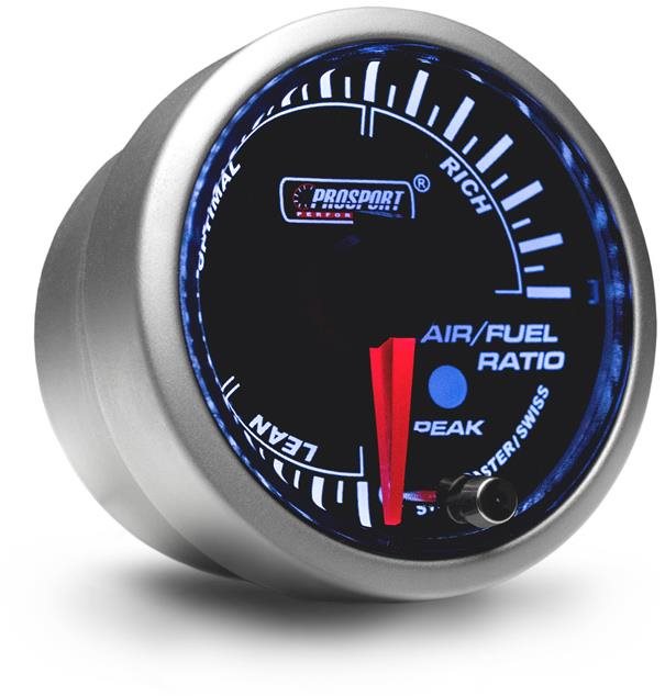 Prosport Performance Prídavný budík radu Premium, meraná hodnota pomer vzduch/palivo