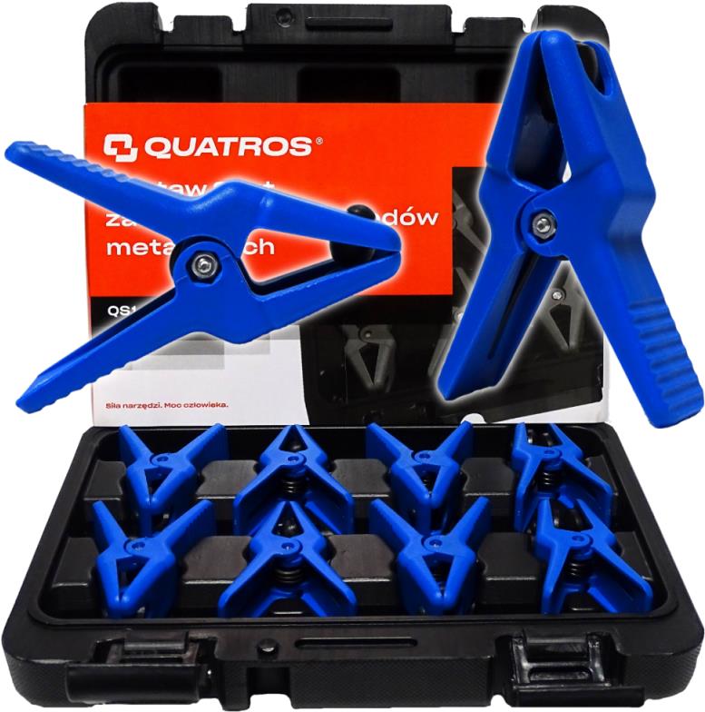 QUATROS Svorky na kovové rúrky klimatizácie a brzdy 8 ks Quatros QS14254