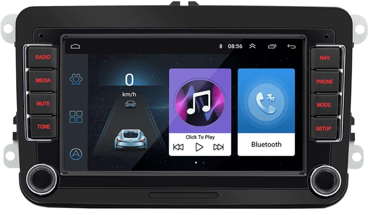 ESSGOO 7“ android autorádio Volkswagen Passat, Golf, Yeti, Škoda Octavia II, Fabia II, Seat