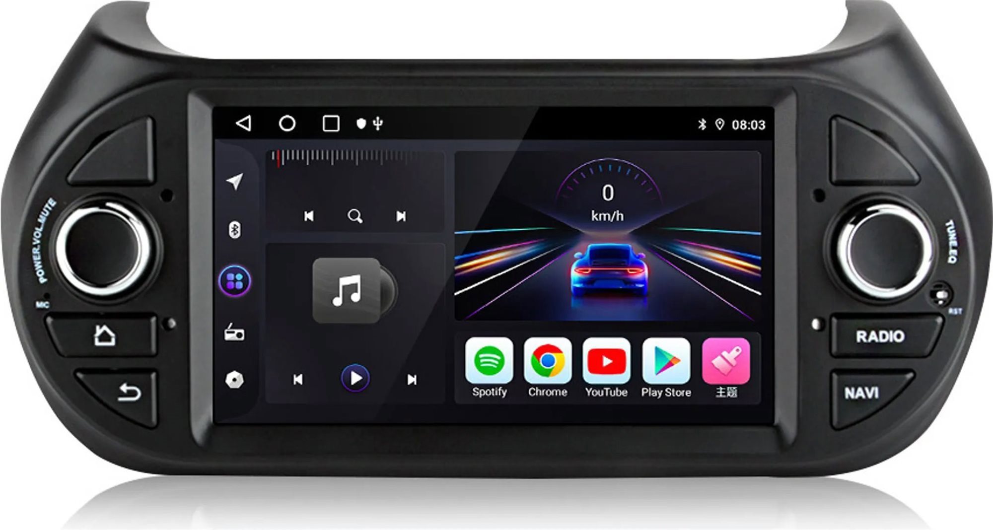 Ossuret Autorádio Fiat Fiorino 2007 – 2011, CarPlay, Android, GPS, WiFi, DSP, DAB+, RDS