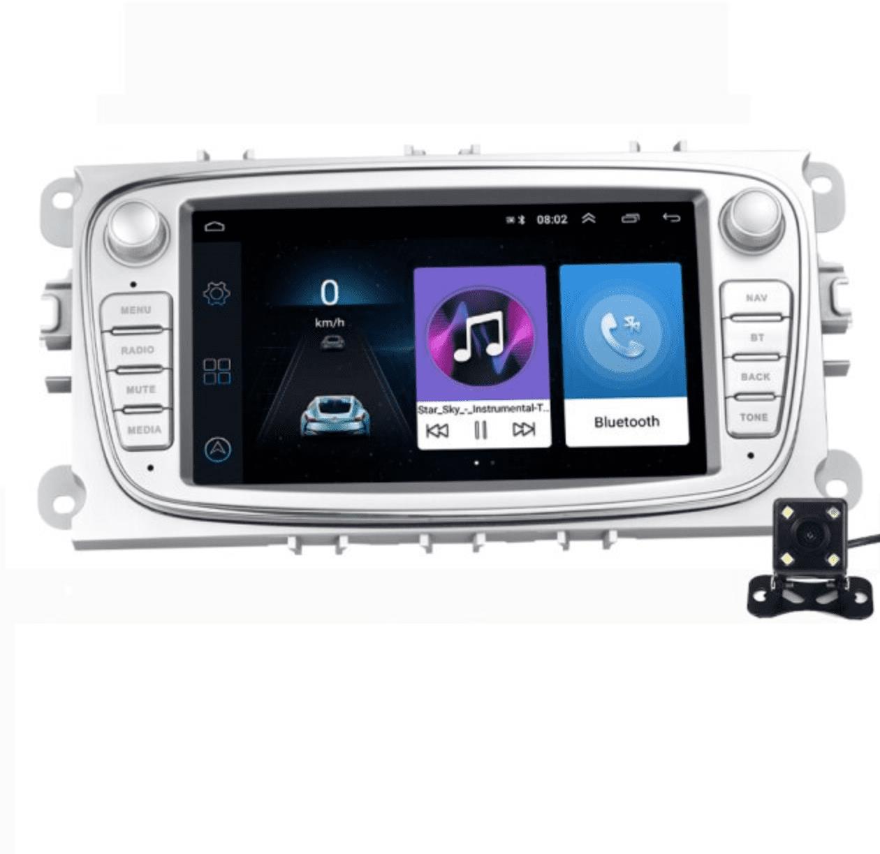 HIZPO Android Autorádio Ford Focus Mondeo S-Max Galaxy C-Max Focus Kuga GPS Navigace WiFi rádio
