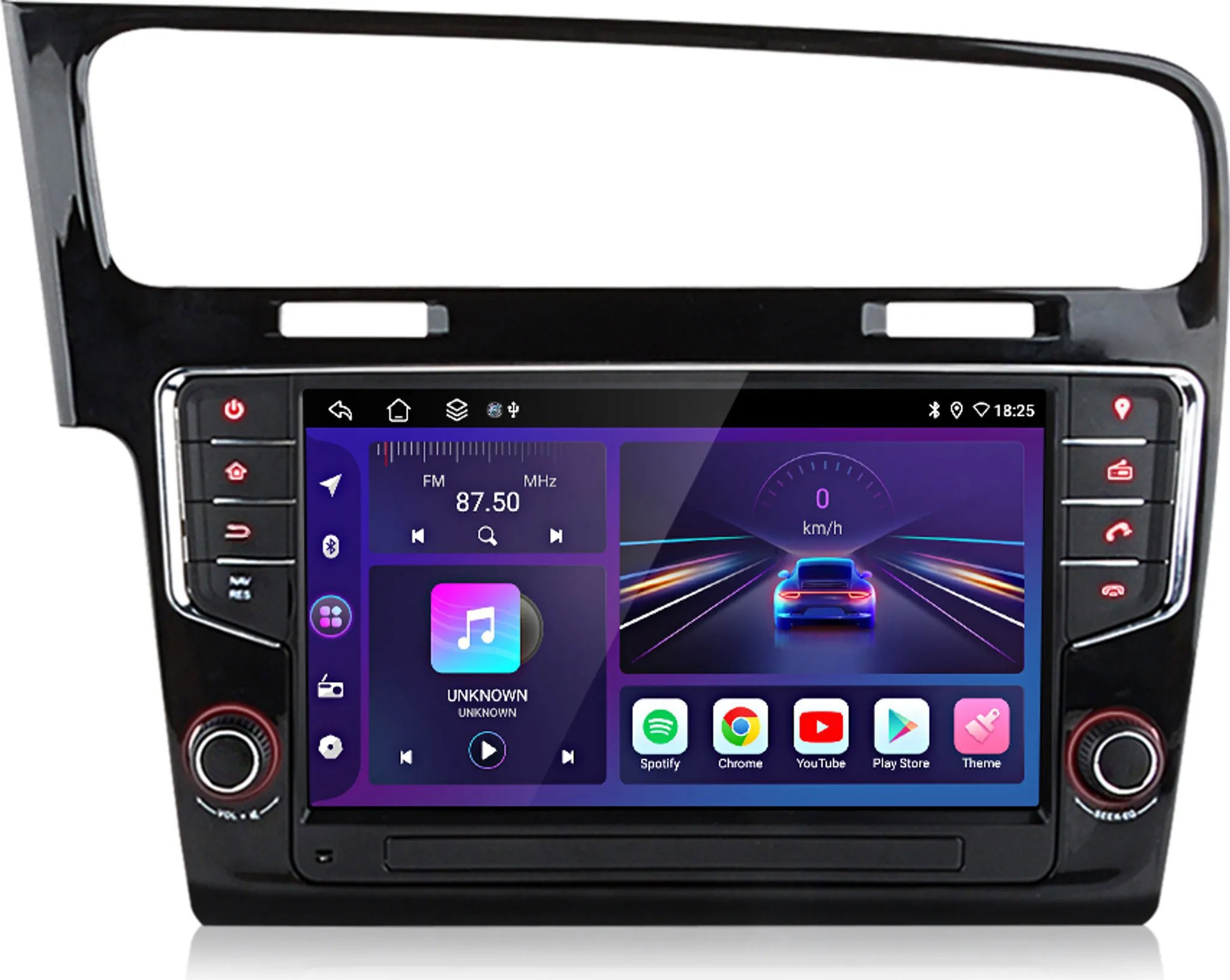 Ossuret Autorádio Volkswagen Golf 7 VII MK7 2013 – 2017, CarPlay, Android Auto, GPS, Bluetooth