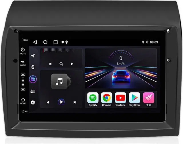 Ossuret Autorádio Fiat Ducato, Citroën Jumper, Peugeot Boxer predĺžený rámik, CarPlay, Navigácia