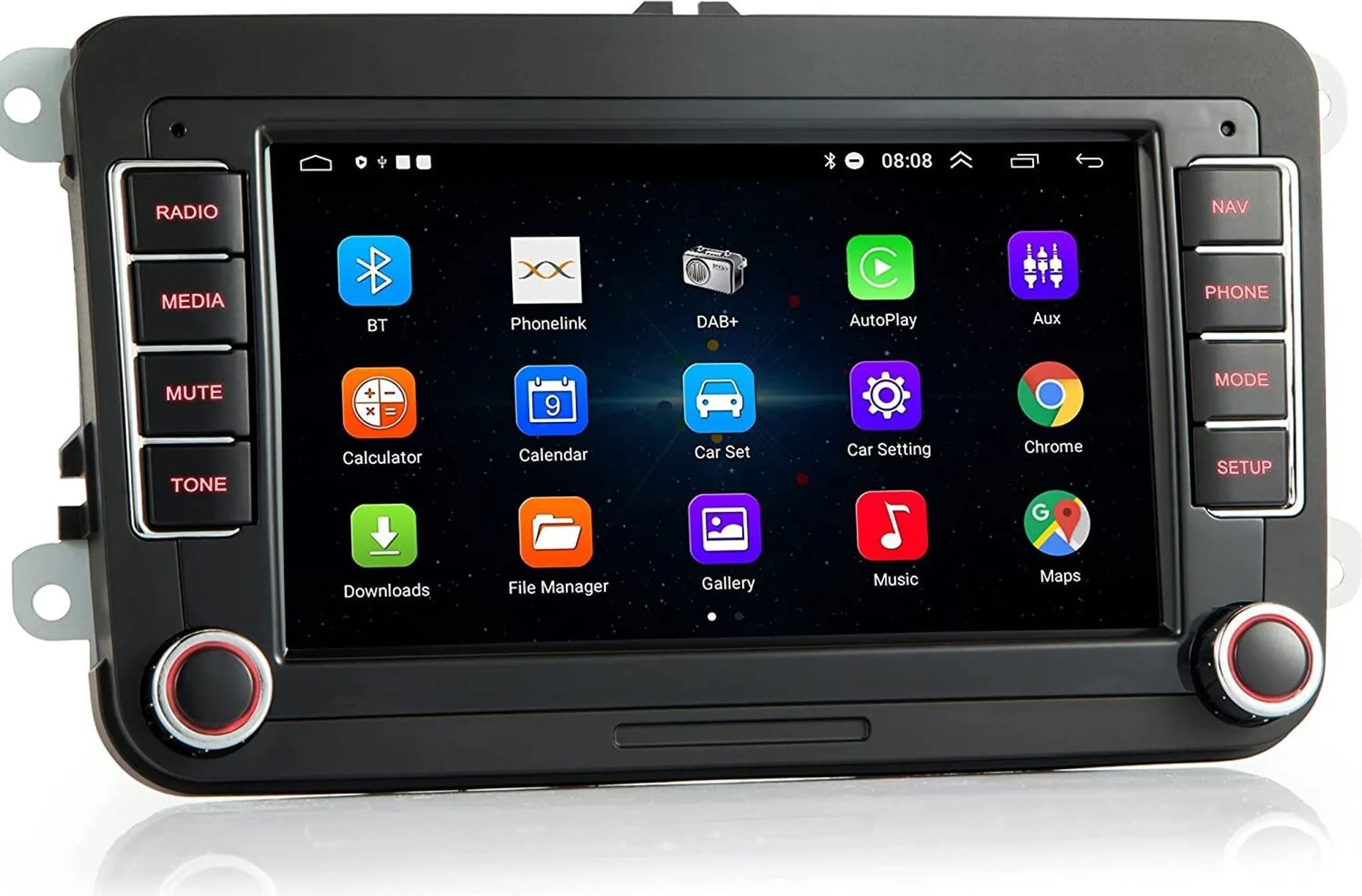 HIZPO Autorádio Golf 5/6, Passat B6, Tiguan, Polo, Jetta, Touran, Fabia, Octavia, Yeti, Seat Leon