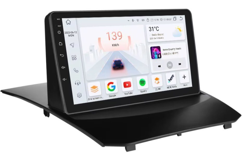 Ossuret Autorádio Ford Fiesta 2009–2017 CarPlay Android Auto, GPS navigácia, Bluetooth