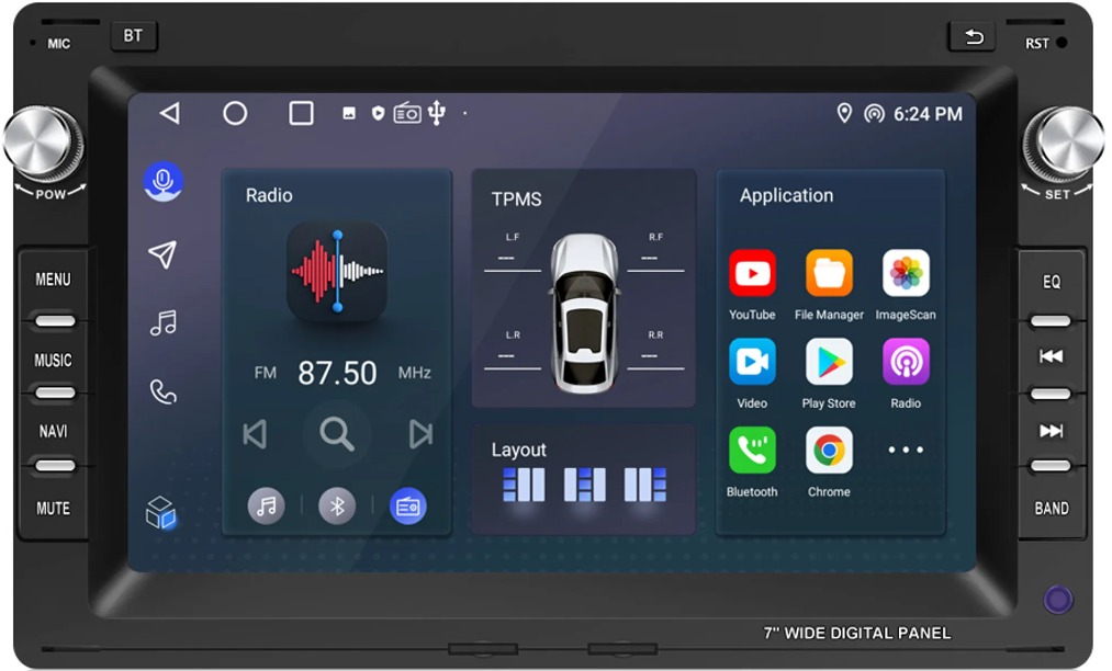 OSSURET Dotykové Android Autorádio pre VW Passat B5 B5,5, Transporter T4, T5, Lupo, Sharan, Polo