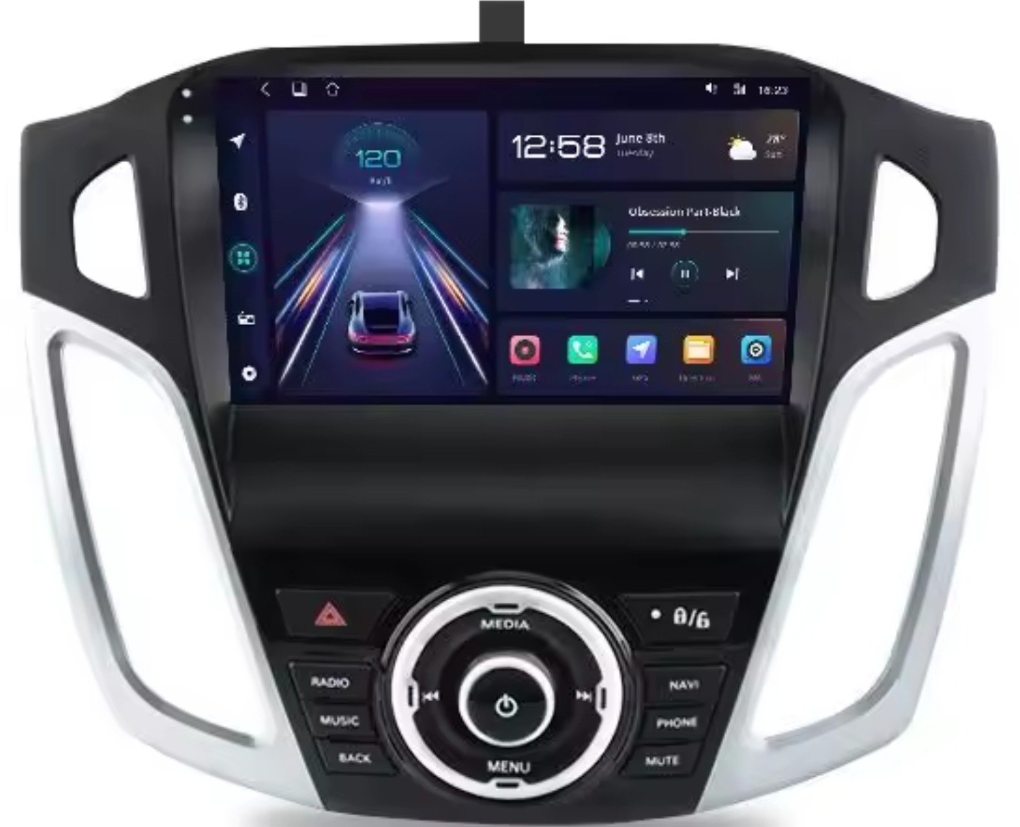Junsun Android Autorádio pre FORD FOCUS mk3 III 2011 – 2019, GPS Navigácia, Kamera, WiFi, Bluetooth