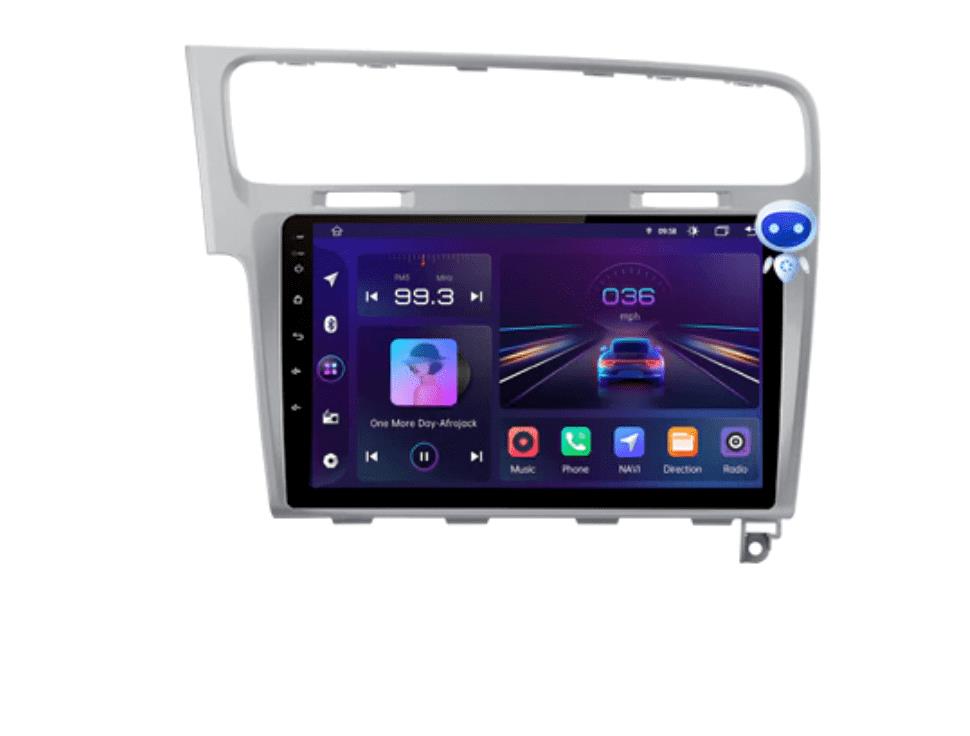 Junsun 2DIN ANDROID AUTORÁDIO do Volkswagen Golf 7 VII, KAMERA, GPS, Rádio, strieborná