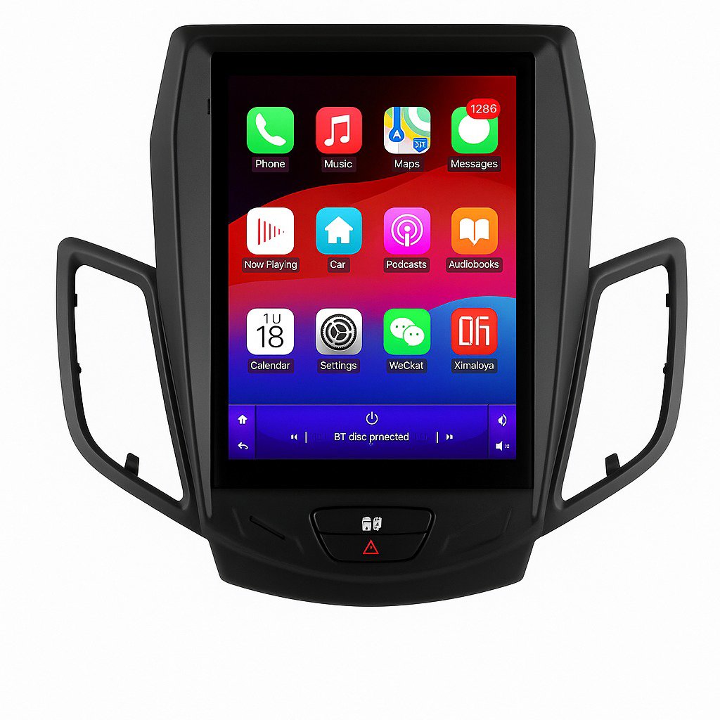 Ossuret Autorádio Ford Fiesta 2009 – 2016, 9,7", Android 13, CarPlay, WiFi, 4G