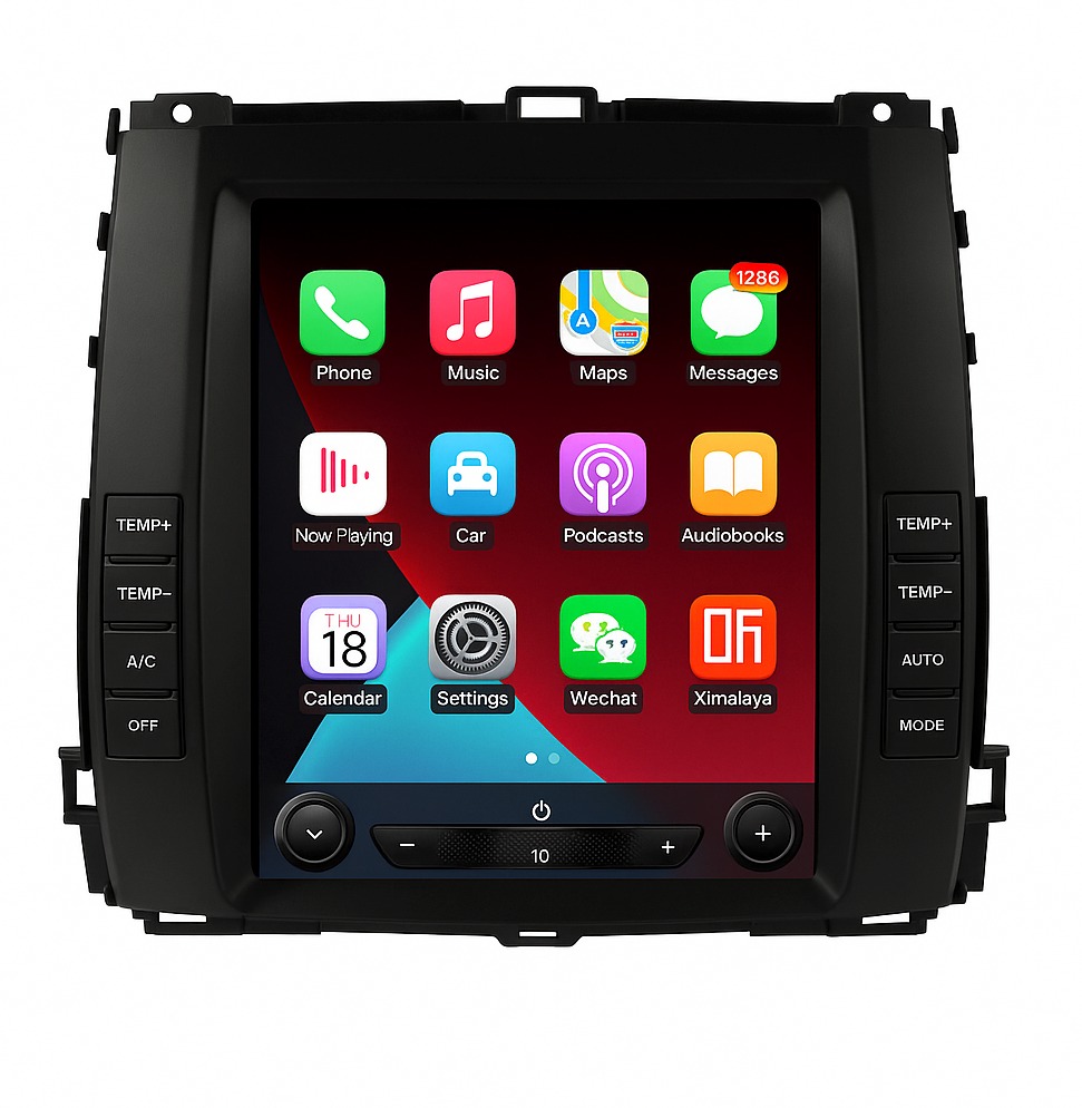 Ossuret Autorádio Toyota Land Cruiser Prado 120, Lexus GX470 2002 – 2009, CarPlay, 4G