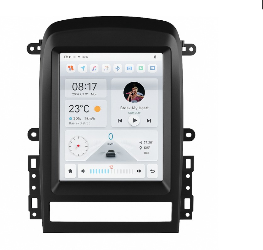 Ossuret Autorádio Chevrolet Captiva Sport 2006 – 2012, 9,7", CarPlay, GPS, 4G – verzia A