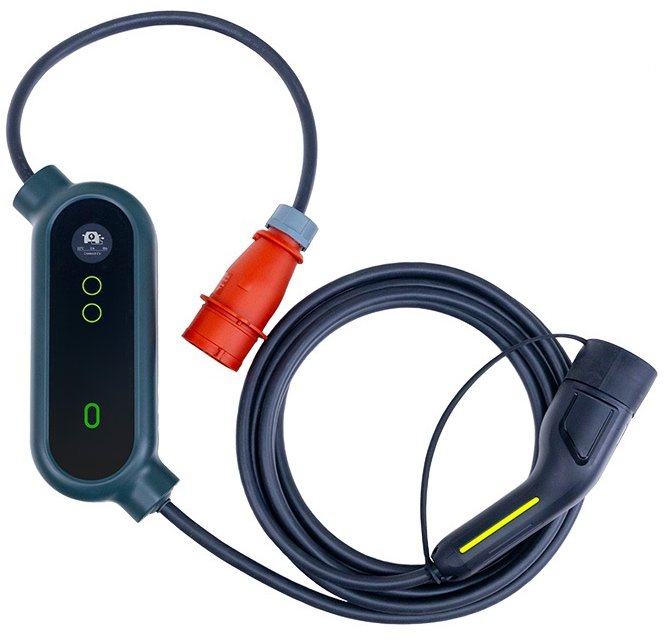 SECTRON START 2 prenosná nabíjačka pre elektromobil – 16 A, 400 V, CEE 5pin – Type 2, dĺžka 5 m