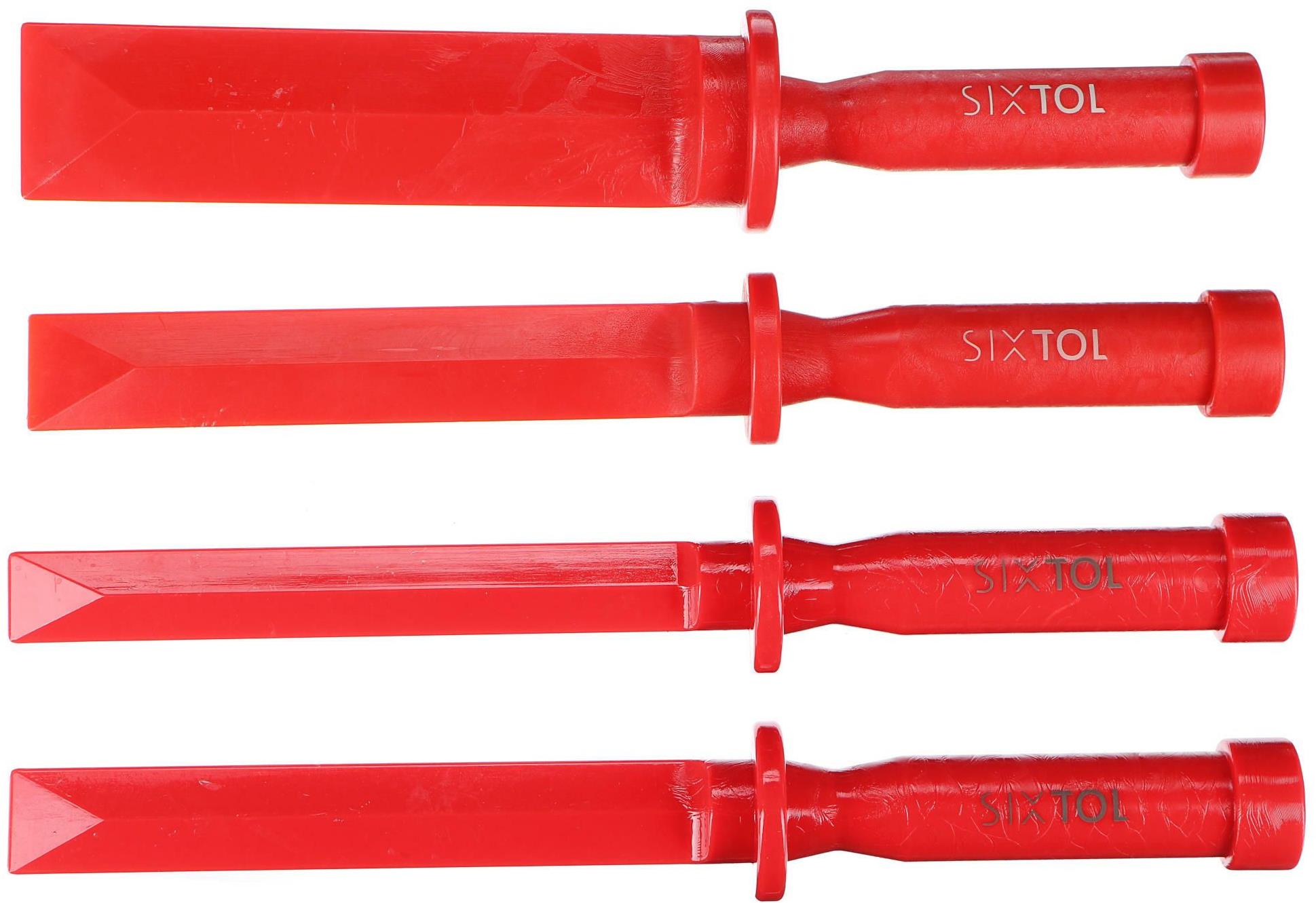 SIXTOL Mechanic Weight removal 4 Plastové škrabky na odstraňovanie lepeného závažia, 4 ks