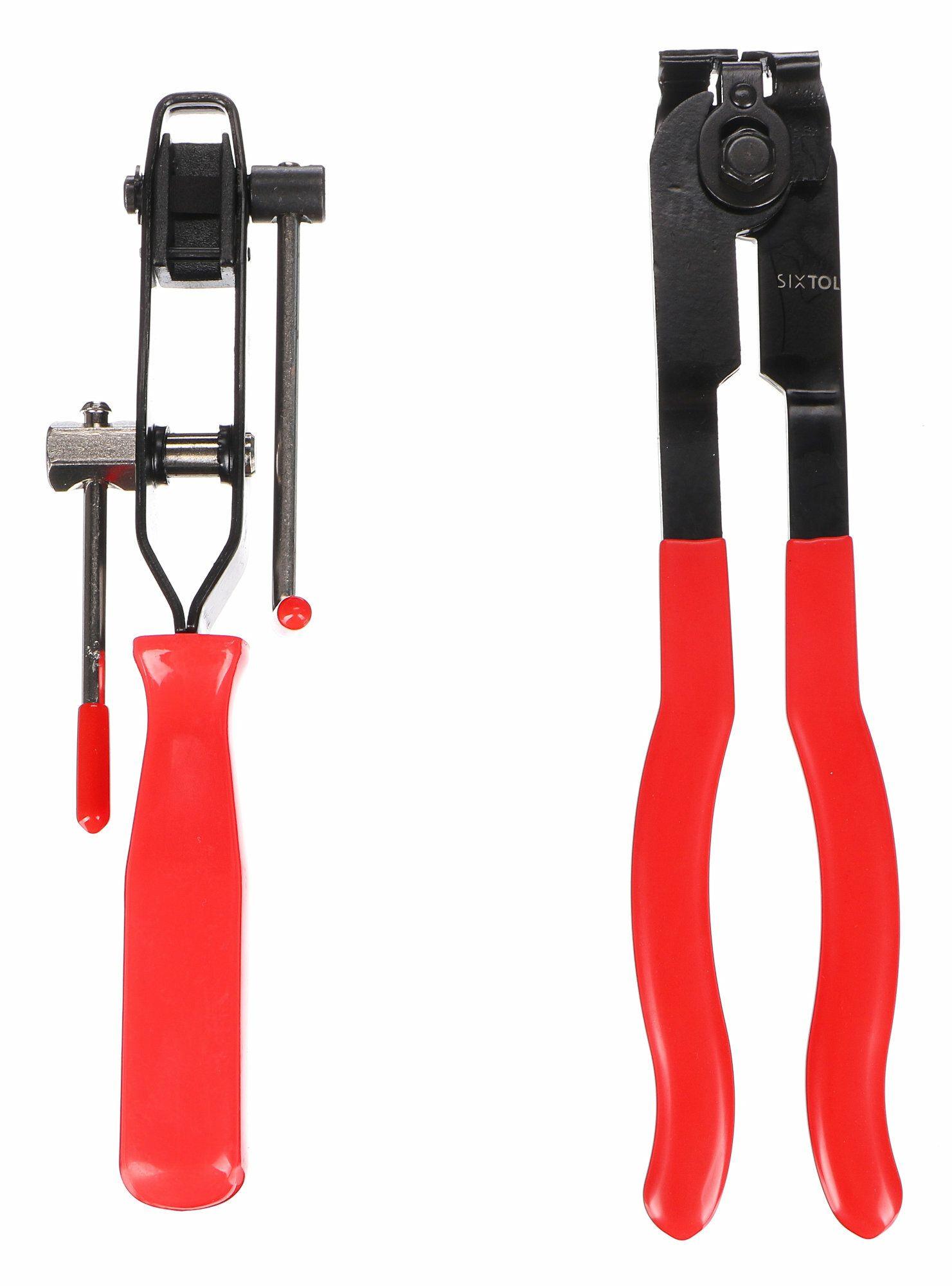 SIXTOL Sada klieští na nastaviteľné spony CV MECHANIC HOSE CLAMP SET 2, 2 ks
