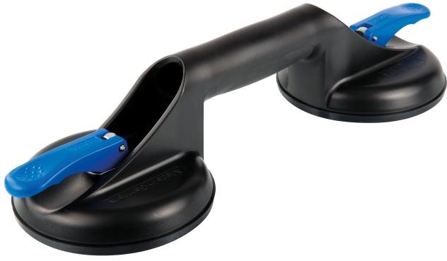 STROXX Dvojbodová prísavka na sklo, priemer 120 mm, nosnosť 50 kg