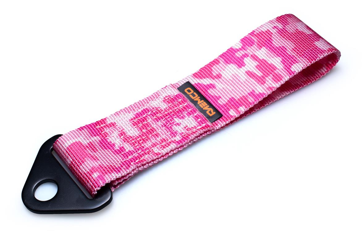 Raemco textilné ťažné oko, ružové maskáčové