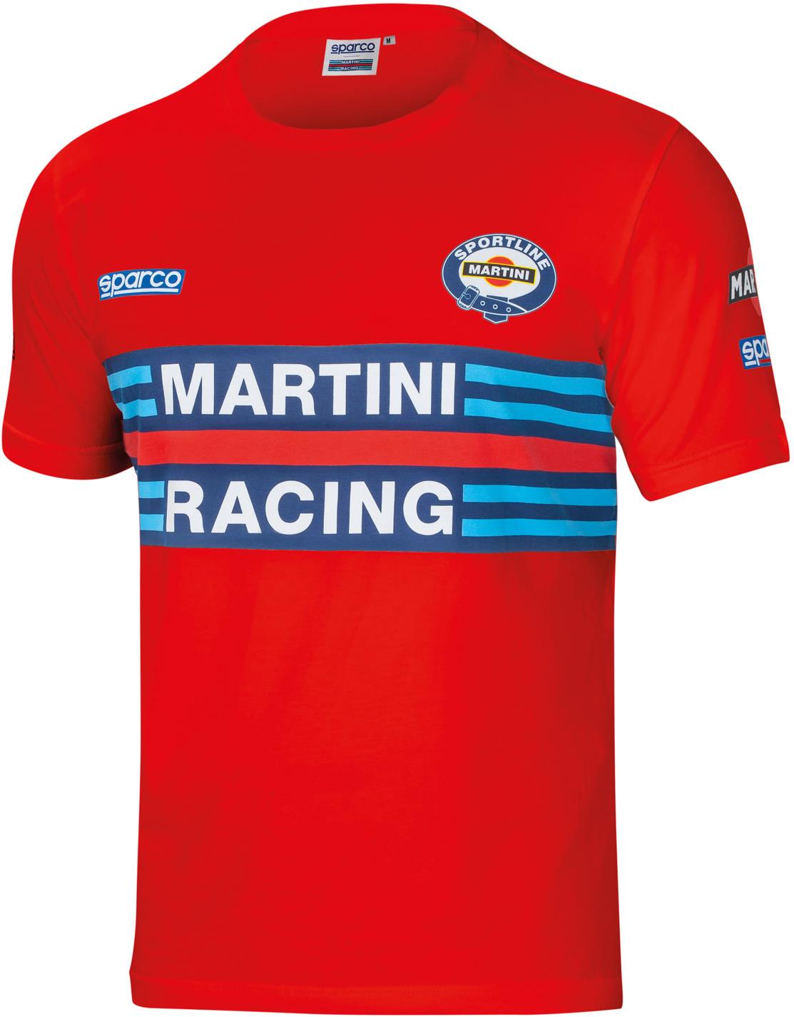 Sparco tričko Martini Racing, farba červená, veľkosť L
