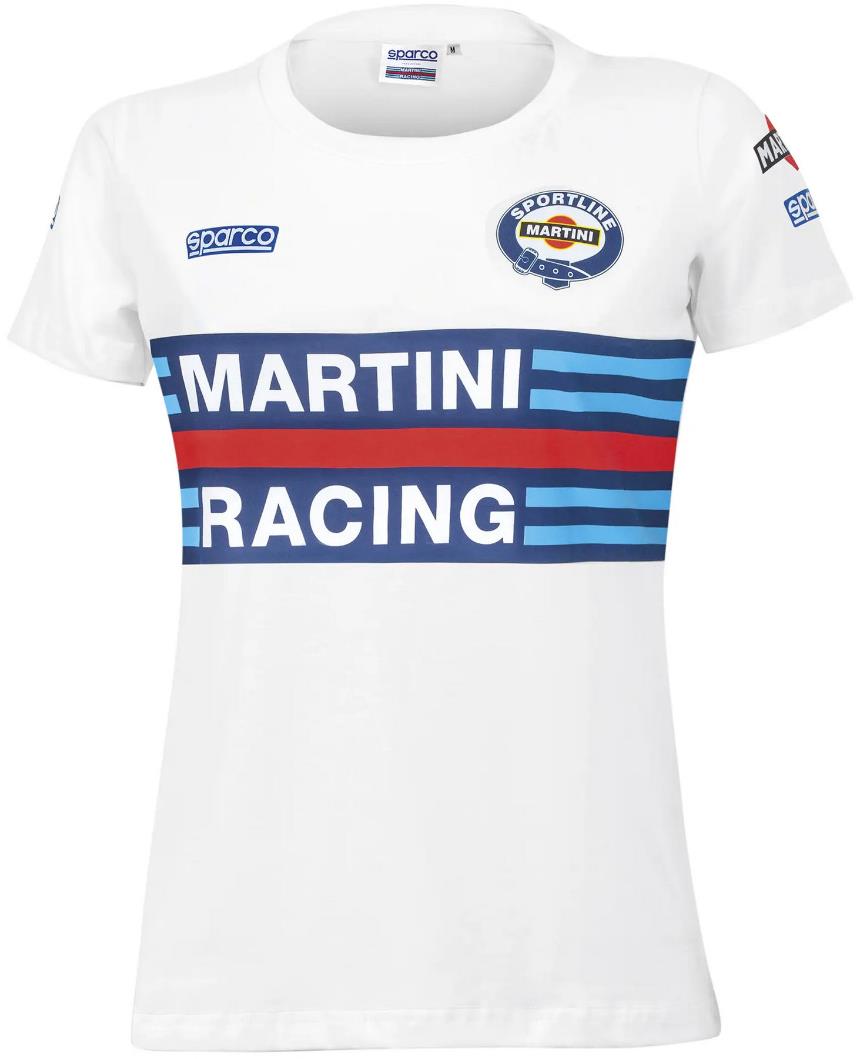 Sparco dámske tričko Martini Racing, farba biela, veľkosť L