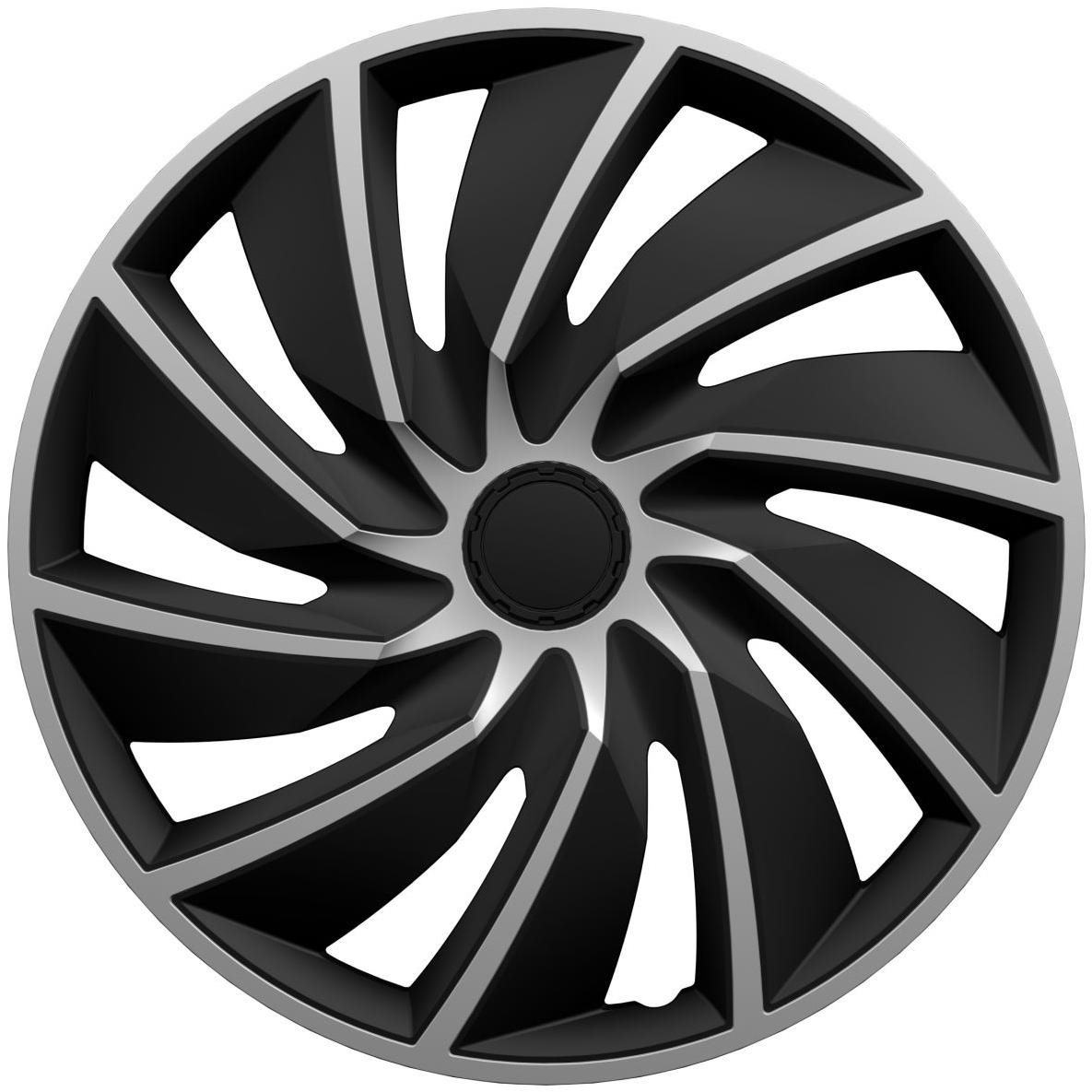 PREXIM Kryty kolies 16" turbo strieborno čierne
