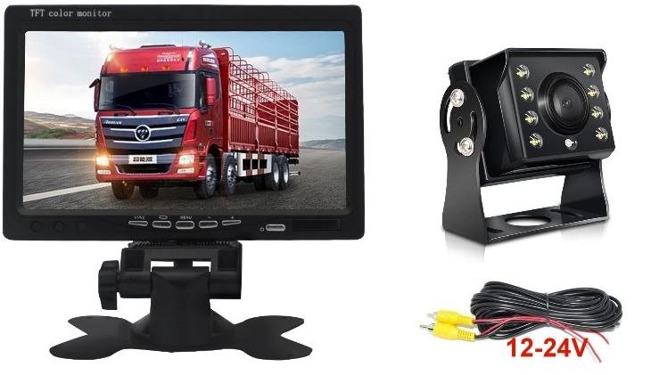 Xtech TFT-700X Parkovacia a cúvacia sada 12 – 24 V