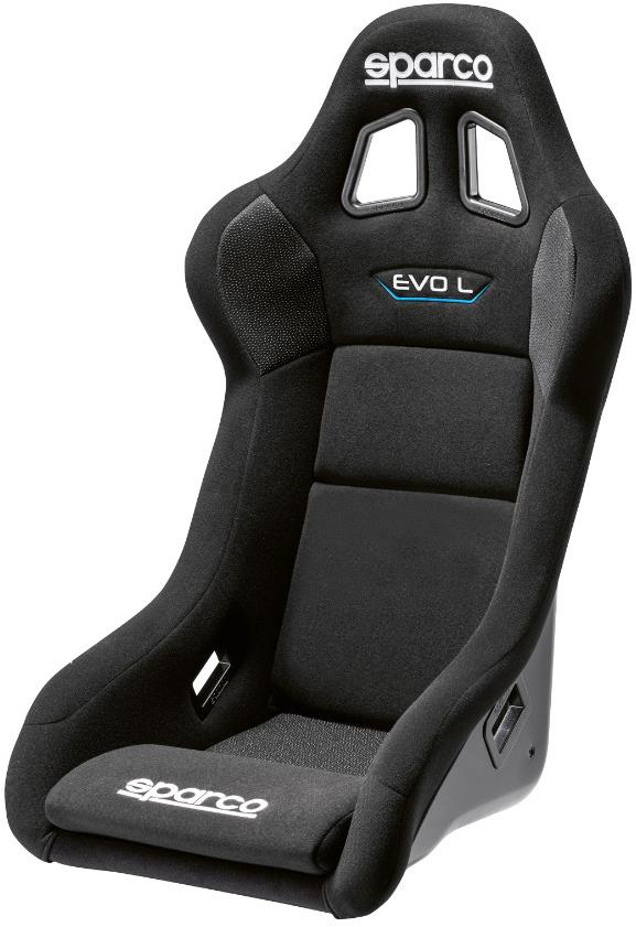 Sparco EVO QRT pretekárska škrupinová sedačka s homologáciou FIA 8855-1999, veľkosť EVO L QRT