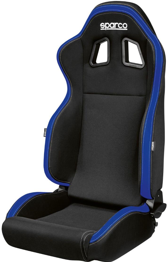 Sparco R100 športové polohovateľné sedadlo, farba čierno-modrá