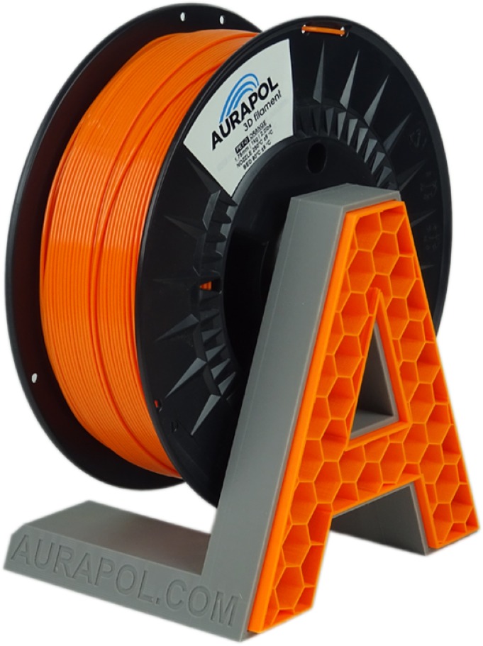 AURAPOL PET-G Filament Nuclear Oranžový 1 kg 1,75 mm