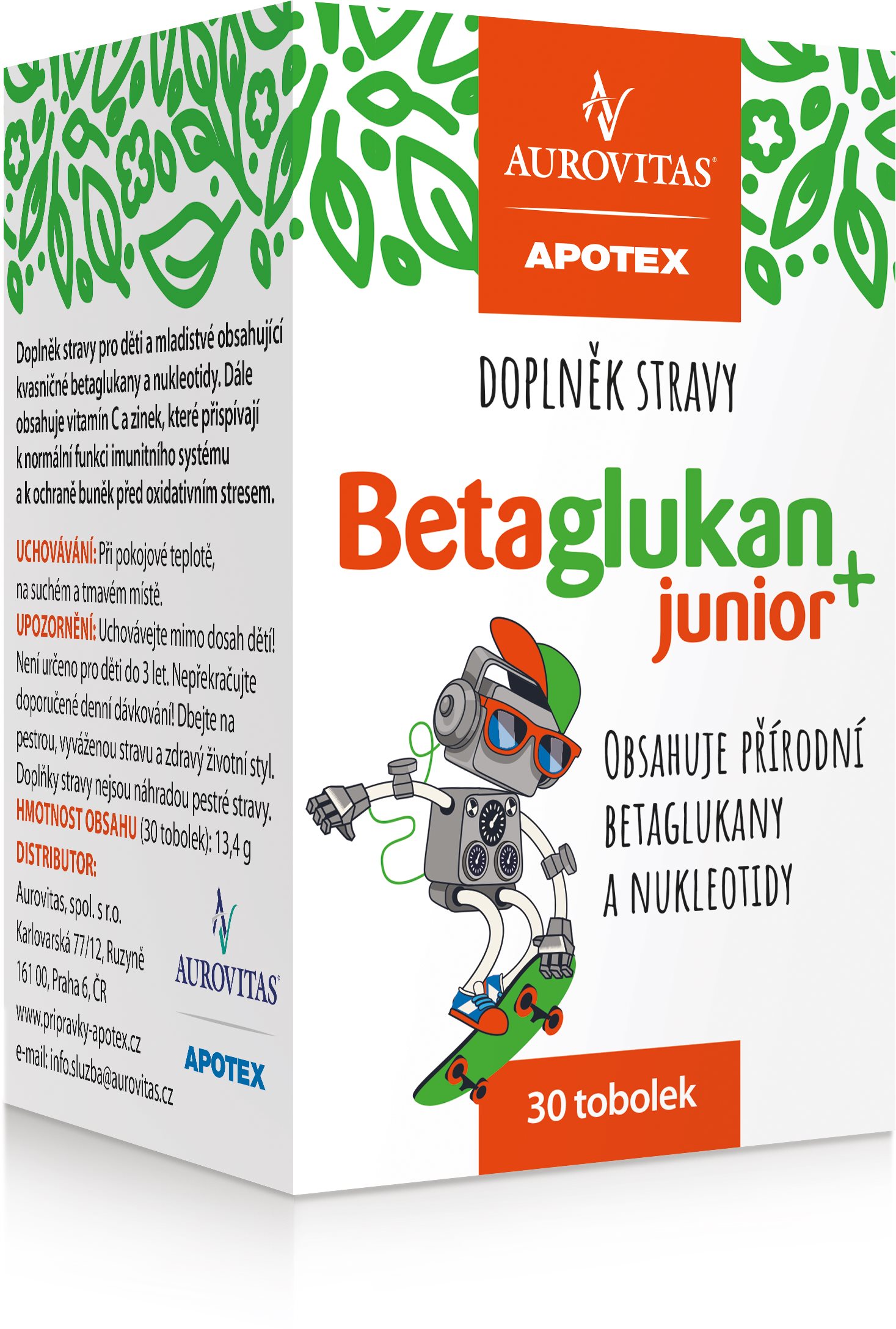 Betaglukán Junior 100 mg 30 kapsúl