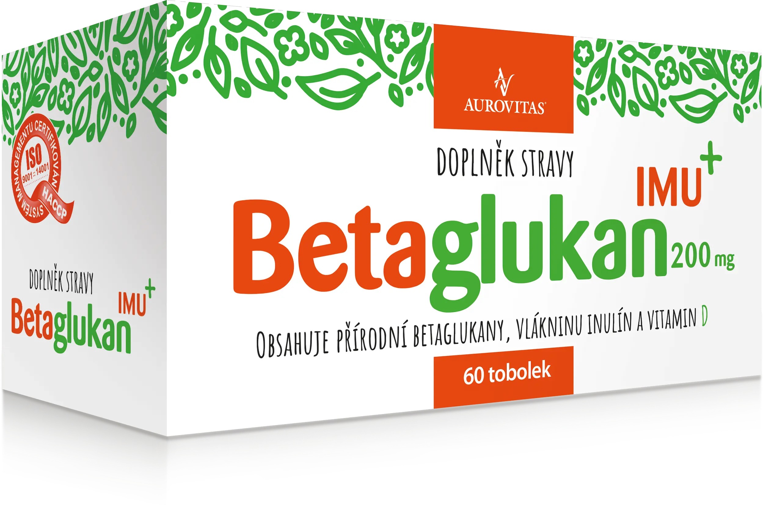 Betaglukán IMU 200 mg 60 kapsúl