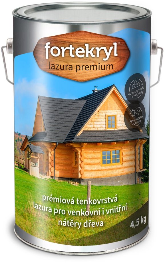 Austis Fortekryl lazura PREMIUM 4,5 kg, bezbarvá