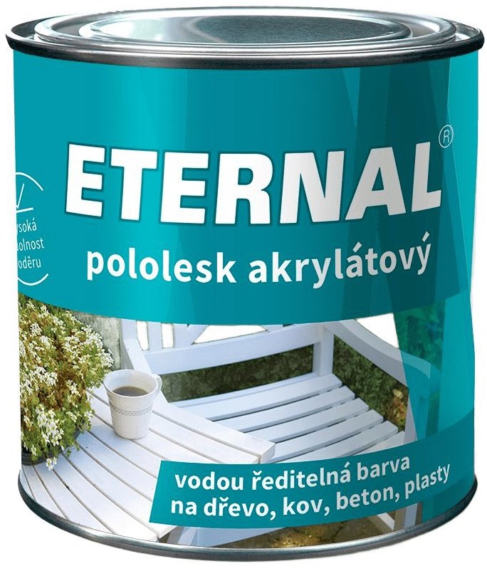 Austis ETERNAL pololesk akrylátový 0,35 kg, bílá