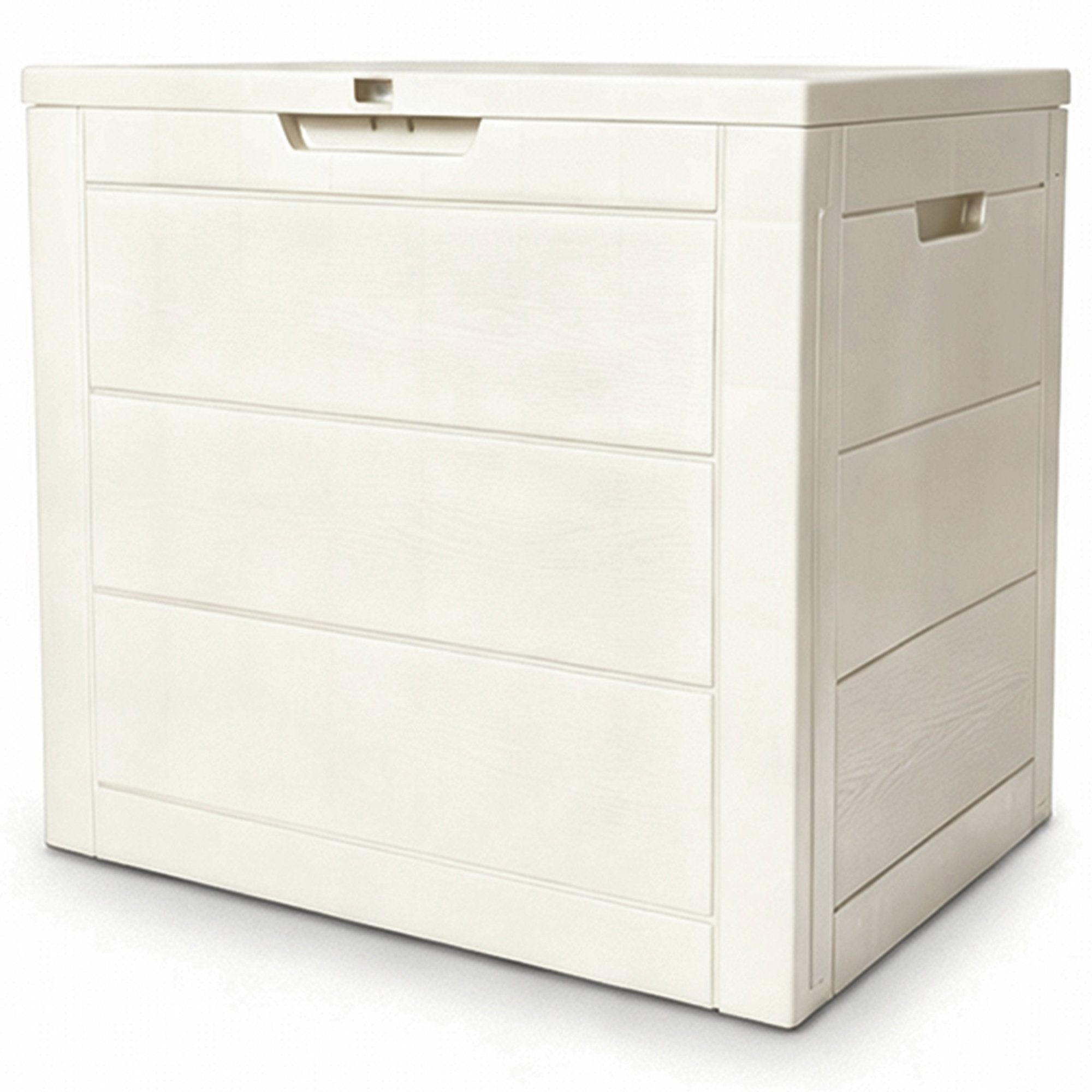 Autronic Záhradný úložný box Orino, farba cashmere, plastový, objem 120 l